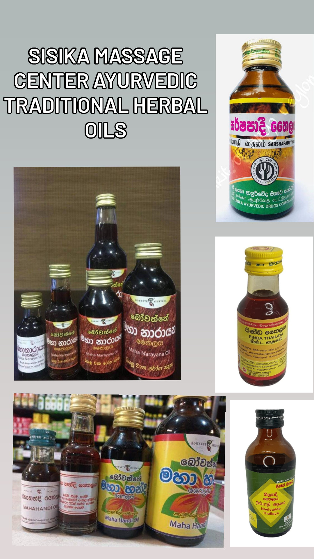 Ayurvedic Traditional Herbal Oils